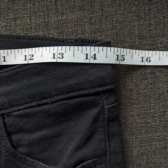 J Brand Super Skinny Mid Rise Black Jeans in Colourway Seriously Black - Picture 9 of 12